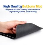 Dog Buttons for Communication with Mat & Clicker – 30s Recordable Dog Buttons Talk, Talking Buttons for Dogs, Gift for Dog Owners with Training Guide, Custom Stickers, and Clear Sound (8-Pack)