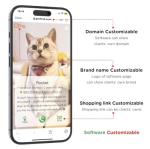 SafePet Smart QR Pet ID Tag – Waterproof Tracker-Free Digital Pet Tag for Dogs & Cats – Instant Scan to Access Owner Info – Durable, Lightweight & Secure Collar