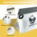 2-Pack Dog Treat Pouch,Lightweight, Compact,Leak Proof,Water Resistant,Carabiner Clip Dogs Travel Bag,Food-Safe Peva Reusable Bags,Holds Treats,Poop Bags,Toys Pet Bag,Dog Travel Accessories