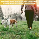 2-Pack Dog Treat Pouch,Lightweight, Compact,Leak Proof,Water Resistant,Carabiner Clip Dogs Travel Bag,Food-Safe Peva Reusable Bags,Holds Treats,Poop Bags,Toys Pet Bag,Dog Travel Accessories