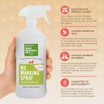 ONLY NATURAL PET No Marking Deterrent Spray for Dogs – Indoor Outdoor Urine Prevention - Stain & Odor Eliminator - Potty Pet Training Aid to Deter Peeing or Marking Carpet or Furniture – 32 Fl Oz