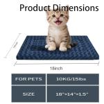 Dog Bed Mat - Reversible Dog Crate Bed Mats, Soft & Breathable Kennel Pad, Durable Crate Bed for Small Dogs & Cats