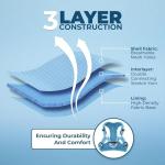 Best Pet Supplies Voyager Adjustable Step-In Flex Breathable Mesh Dog Harness for Small Medium Large Dogs (Baby Blue), M