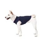 Gooby Fleece Vest Dog Sweater - Lavender, X-Large - Warm Pullover Fleece Dog Jacket with O-Ring Leash for Small to Medium Dogs