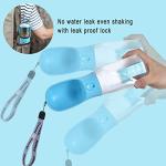 Cibaabo Dog Water Bottle with Food Container & Poop Bag Holder, Travel Water Bowl, Portable Pet Dispenser, Dog Gifts Stuff Accessories Items, Puppy Essentials for Yorkie Chihuahua Walking Hiking