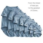 Pet Passion Toby II - The Perfect Tee, 3 Pack Short Sleeve Pet T-Shirt 100% Organic Cotton Tees Clothes for Small, Medium, Large Dogs​​, Navy Ombre, Medium (20-45 lbs)