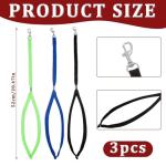 Dog Grooming Loops Leash, 3 PCS Adjustable Groomers Helper Nylon Restraint Noose Dog Grooming Leash Dogs Bath Leashs Adjustable Fixed Cat Safety Rope for Dogs Groomings Supplies