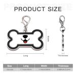 Ecrvtbynmu Dog Tags with Custom Text Customize Personalized Pet ID Tag for Dog and Cat, Dog Bone