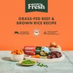 Freshpet Fresh Dog Food, Fresh Grass-Fed Beef & Brown Rice Recipe Roll, 1.5 lb.