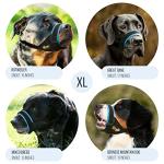 Gentle Muzzle Guard for Dogs - Prevents Biting and Unwanted Chewing Safely – New Secure Comfort Fit - Soft Neoprene Padding – No More Chafing – Training Guide Helps Build Bonds with Pet (XL, Blue)