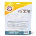Arm & Hammer for Pets Kitty Crispies Dental Treats for Cats with Baking Soda and Calcium, Helps Fight Bad Breath, Plaque & Tartar without Brushing, Salmon Flavor Cat Treats, Small Size, 10 oz