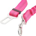 Yiaizhuo 2 Dog Car Harness Seatbelt Seat Belt Leash Travel Accessories Bungee Anti Shock Pet Cat Adjustable Lead Clip Safety Seats Belts Pink
