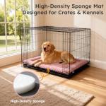 Dog Bed Mat, Dual-Sided Dog Crate Bed Mat - Ultra Soft & Machine Washable Kennel Pad for Cats and Extra Small Dogs, All-Season Comfort Pet Bed for Crates, Travel, and Home, Pink, 18 x 14 Inch