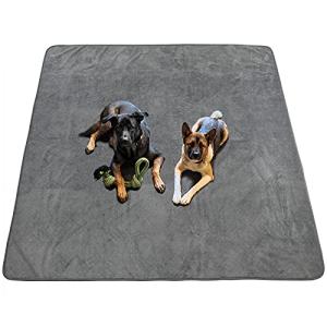 Dog Pee Pad Washable Extra Large, Instant Absorb Thicker Training Pads Non-Slip Pet Playpen Mat, Waterproof Reusable Floor Mat Ideal for Puppy Senior Dog Whelping Incontinence Housebreaking 65x48 Inch