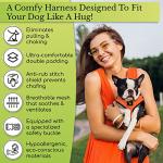 EcoBark Pink Dog Harness - Max Comfort Luxurious Soft Mesh - Over The Head No Pull & No Choke Halter Harness Vest - Eco-Friendly Body Harness