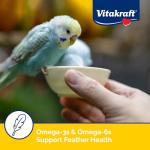Vitakraft Menu Premium Parakeet Food - Vitamin-Fortified - Daily Pet Bird Food, 2.5 pounds