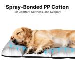 Veehoo Dog Bed for Car, Waterproof Car Dogs Bed with Bolster for Long Trips, Portable Dog Cars Seat Cover for Back Seat & Large Beds Extender for Dogs, Travel Accessories of SUV & Trucks