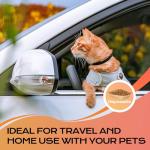 100 Pack Disposable Cat Food Bowls, Paper Pet Food Bowl for Travel, Small Paper Bowls Suitable for Dry Food, Wet Food and Water, 0.25 Pound Disposable Bowls for Stray Cats, Dogs Feeding Station