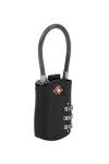 Travelon TSA Accepted Luggage Cable Lock, Black, One Size