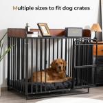 Couzssyhi Chew Proof Indestructible Dog Bed - Durable Dog Bed for Aggressive Chewers, Machine Washable & Waterproof Indoor Outdoor Crate Pad, Tough Kennel Pad for Large Dogs (X-Large (28"x47"))