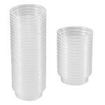 MRTIOO 100 pcs 0.5oz Crested Gecko Food and Water Feeding Cups, Reptile Feeder Bowls, for Lizard and Other Small Pet Ledge Accessories Supplies