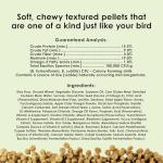 Kaytee Nutri Soft Pet Parrot & Conure Bird Food, 3 Pound