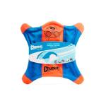 Chuckit! Flying Squirrel Fetch Dog Toy - Water Floating Flyer - Soft and Durable Polyester Canvas Construction - For Medium Dogs - Size Medium - 9.5-inch Diameter - Pack of 1 - Orange and Blue