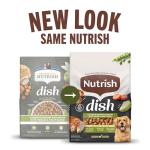 Nutrish Dish Premium Dry Dog Food, Chicken & Brown Rice Recipe with Veggies & Fruit, 23 Pounds