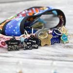 Personalized Dog Tag with 5 Lines of Custom Deep Engraved Durable Stainless Steel Pet ID Name Tag Designer Small Size Star