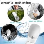 Kalimdor Dog Water Bottle,Leak Proof Portable Puppy Water Dispenser with Drinking Feeder, Dog Walking Accessories for Pets Outdoor Walking, Hiking, Travel, Food Grade Plastic