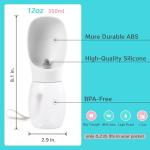 Kalimdor Dog Water Bottle,Leak Proof Portable Puppy Water Dispenser with Drinking Feeder, Dog Walking Accessories for Pets Outdoor Walking, Hiking, Travel, Food Grade Plastic