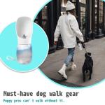 Kalimdor Dog Water Bottle,Leak Proof Portable Puppy Water Dispenser with Drinking Feeder, Dog Walking Accessories for Pets Outdoor Walking, Hiking, Travel, Food Grade Plastic