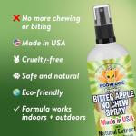 Bodhi Dog Bitter Apple No Chew Spray - Natural Training Aid for Dogs & Puppies - Discourages Pet from Chewing and Biting on Furniture, Shoes, Plants & More - Safe, Humane - Made in USA (8 Fl Oz)