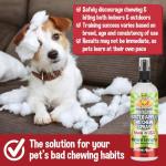 Bodhi Dog Bitter Apple No Chew Spray - Natural Training Aid for Dogs & Puppies - Discourages Pet from Chewing and Biting on Furniture, Shoes, Plants & More - Safe, Humane - Made in USA (8 Fl Oz)
