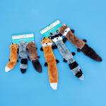 ZippyPaws Skinny Peltz - No Stuffing Dog Toy Pack to Keep Them Busy, for Small and Medium Dogs, Squeaky Pet Toys, Unstuffed Chew Toys, Soft Plush Variety Pack, Fox, Raccoon, and Squirrel - 11"