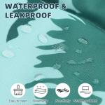 PUPTECK Reversible Outdoor Travel Dog Bed Waterproof, Camping Essentials with Carry Bag, Portable & Foldable Pet Pad Crate Kennel Mat for Large Medium Small Dogs, Travel Accessories, 43”x26” Blue