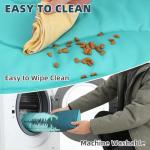 PUPTECK Reversible Outdoor Travel Dog Bed Waterproof, Camping Essentials with Carry Bag, Portable & Foldable Pet Pad Crate Kennel Mat for Large Medium Small Dogs, Travel Accessories, 43”x26” Blue