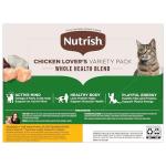 Nutrish Grain Free Chicken Lover's Whole Health Blend Variety Pack Wet Cat Food, 2.8 oz. Cup, 12 Count (Rachael Ray)
