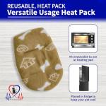 Pet Fit For Life Cuddle Pup Toy with Heartbeat & Heat Pack - USB Rechargeable Cuddly Dog Sleep Aid - Calming Comfort for Anxiety Relief - Safe, Huggable Pet Crate Training Aid - Small (12" Long)