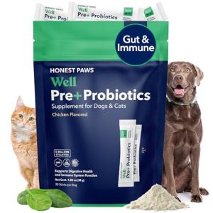Honest Paws Dog Probiotic Powder with Prebiotics