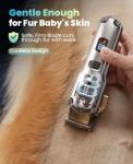 Cordless Dog Clippers for Thick Coats - Low Noise