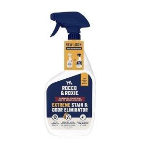 Rocco & Roxie Extreme Stain & Odor Eliminator for Strong Odor, Pet Urine Enzyme Cleaner Destroyer, Stain Remover, Dog Poop and Cat Pee, Enzymatic Carpet Cleaner Spray for Home, Puppy Potty Training