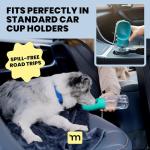 Portable Dog Water Bottle with Bowl - 12 oz