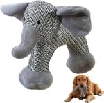 Pet Lori Linen SafariCompanions Dog Toys, Sturdy Linen Fabric, Indestructible Stuffed Toy for Small Medium Dogs (Elephant)