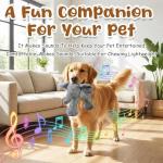 Pet Lori Linen SafariCompanions Dog Toys, Sturdy Linen Fabric, Indestructible Stuffed Toy for Small Medium Dogs (Elephant)