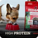 Redbarn Powerfood Air Dried Dog Food for Skin & Coat Health - 93% Lamb, Fish, & Lamb Organs with Omega-3s & 6s - Non-GMO Dry Full Feed or Topper Made in USA - 2lb