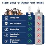 ELENTIA Potty Training Spray for Dogs, Go Here Dog Potty Training Spray & Dog Pee Spray, Puppy Potty Training Aid for Housebreaking, Natural Indoor & Outdoor Use, 5.07 Fl OZ