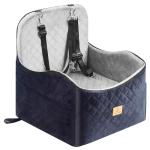 Dog Car Seat for Small/Medium Dogs, Dog Booster with Thick Memory Foam Two Layers of Elevated Cushion, Fully Detachable and Washable, Pet Booster Seat for Travel Accessories