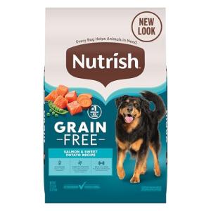 Nutrish Grain Free Salmon & Sweet Potato Recipe Dry Dog Food, 11.5 lb. Bag, Packaging May Vary (Rachael Ray)