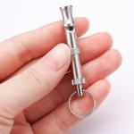 Zenarao Dog Whistles, Adjustable Ultrasonic Dog Whistle, Portable Whistle Pet Whistle Supersonic Whistle Dog Whistles for Pet Training, Training and Behavior Aids